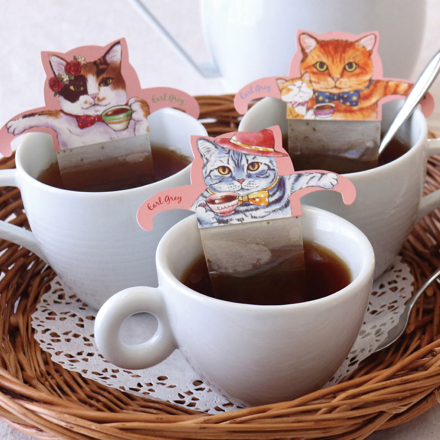 キャットカフェ(3種のお茶セット)