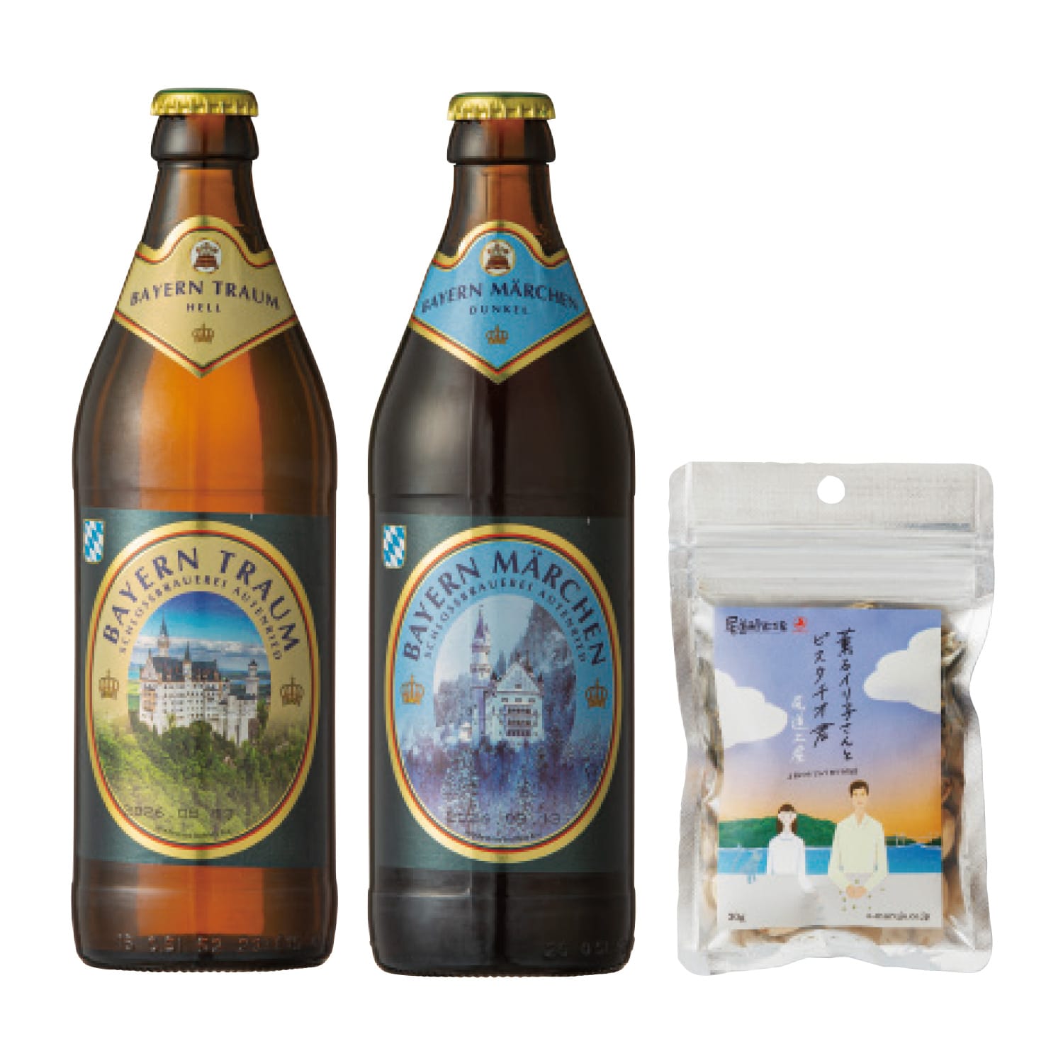 ドイツビール2本&おつまみセット