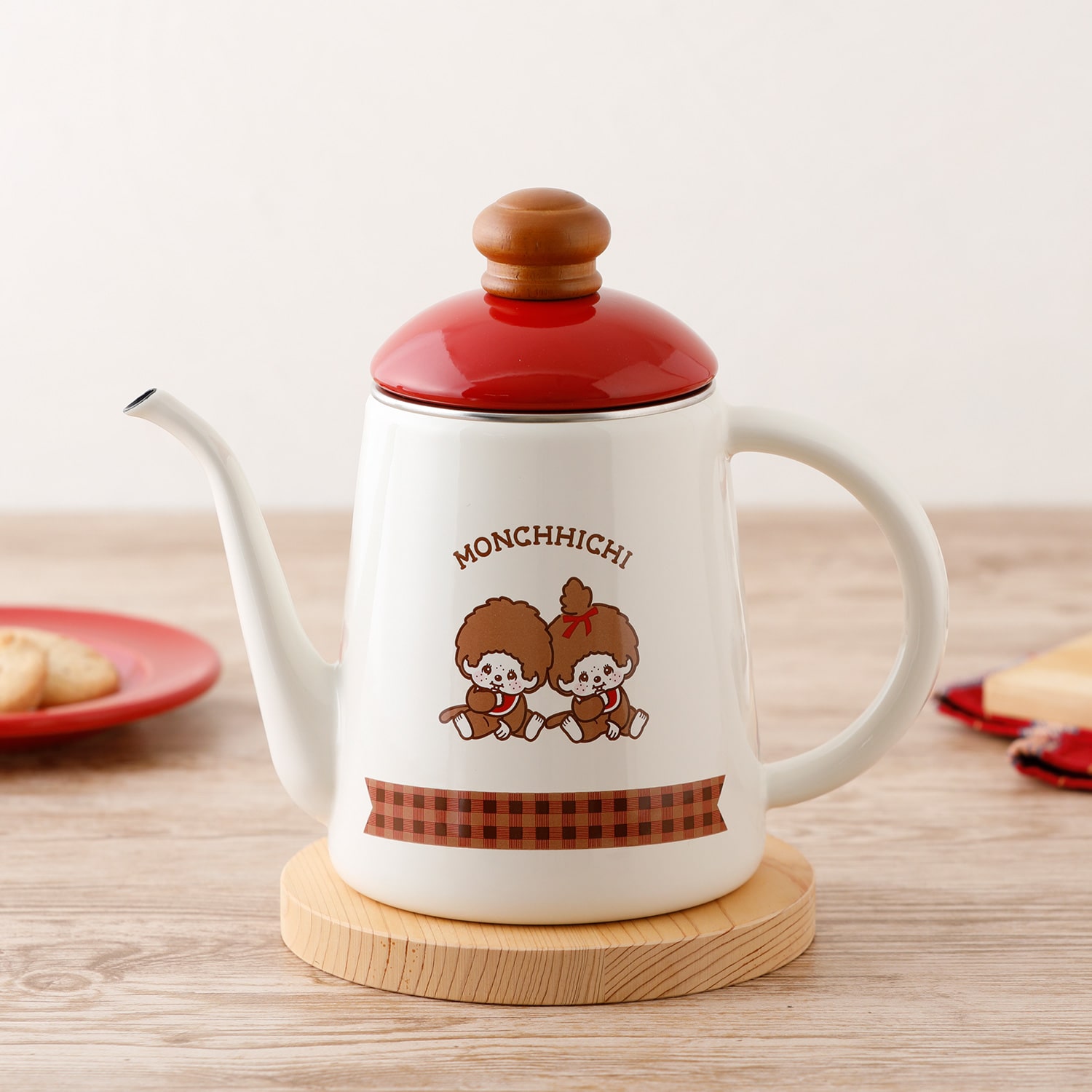 富士ホーロー モンチッチ コーヒーポット1L