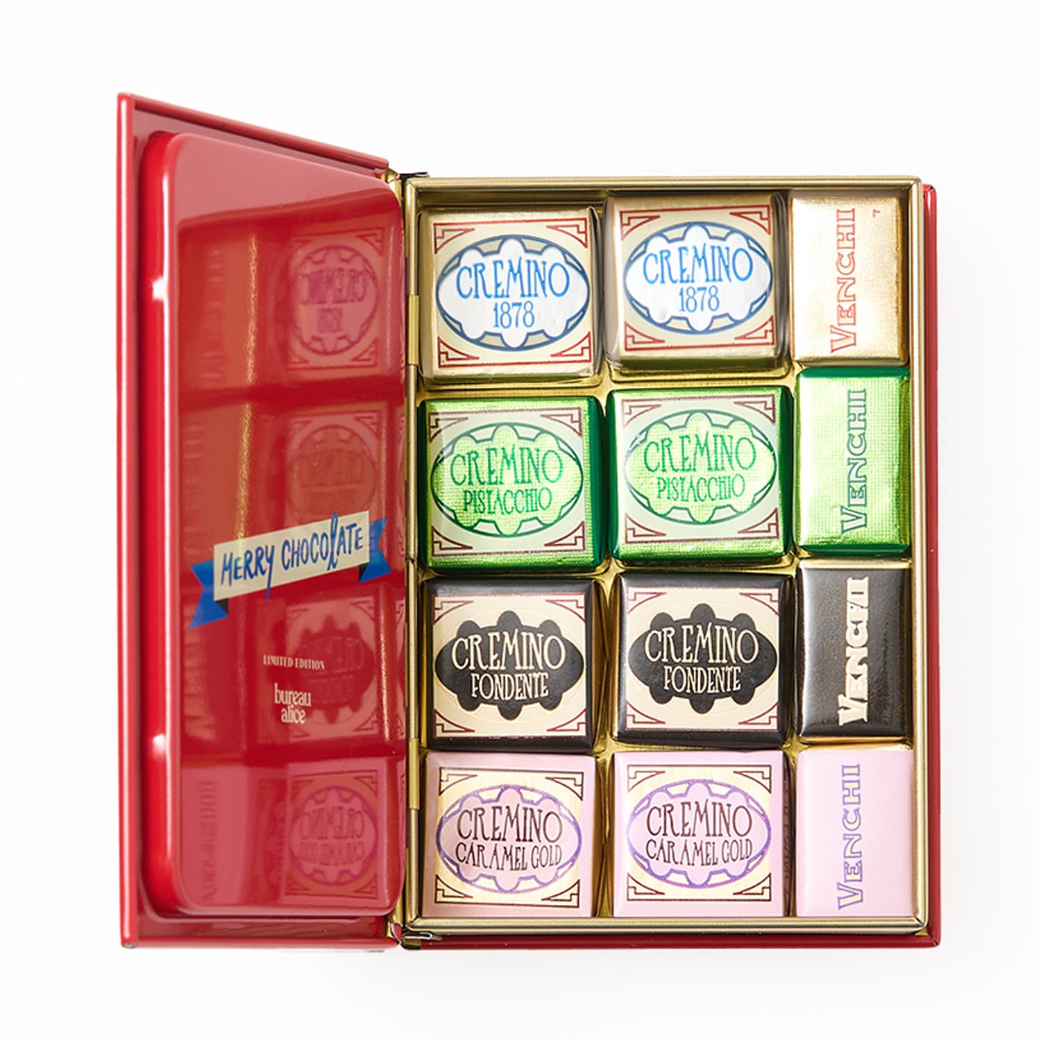 ヴェンキ ミニブック缶 クレミノ クリスマス アリス ブロー