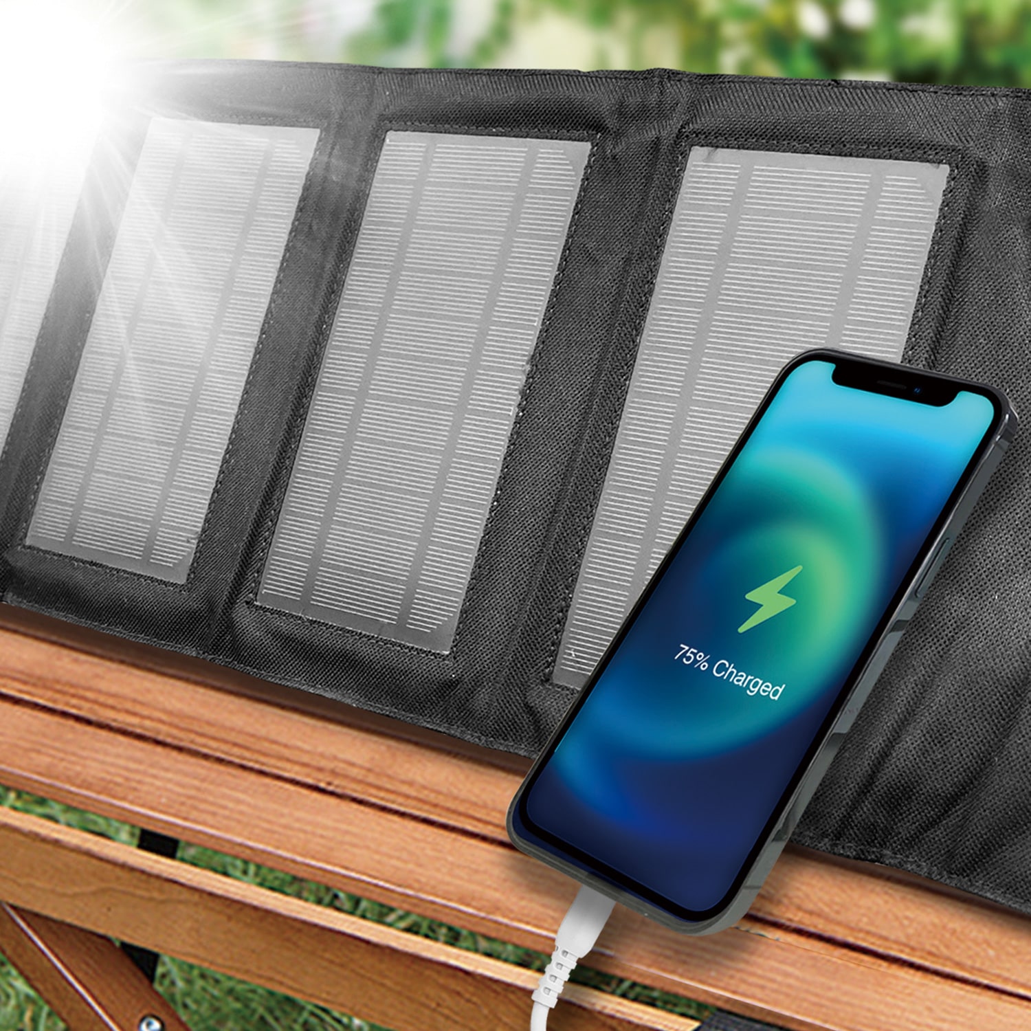ポータブルソーラー充電器7W