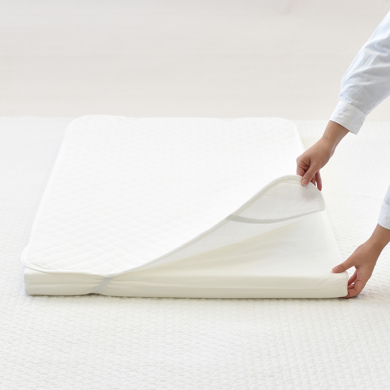 サンデシカ 敷ふとん3点セット 二つ折りタイプ レギュラーサイズ