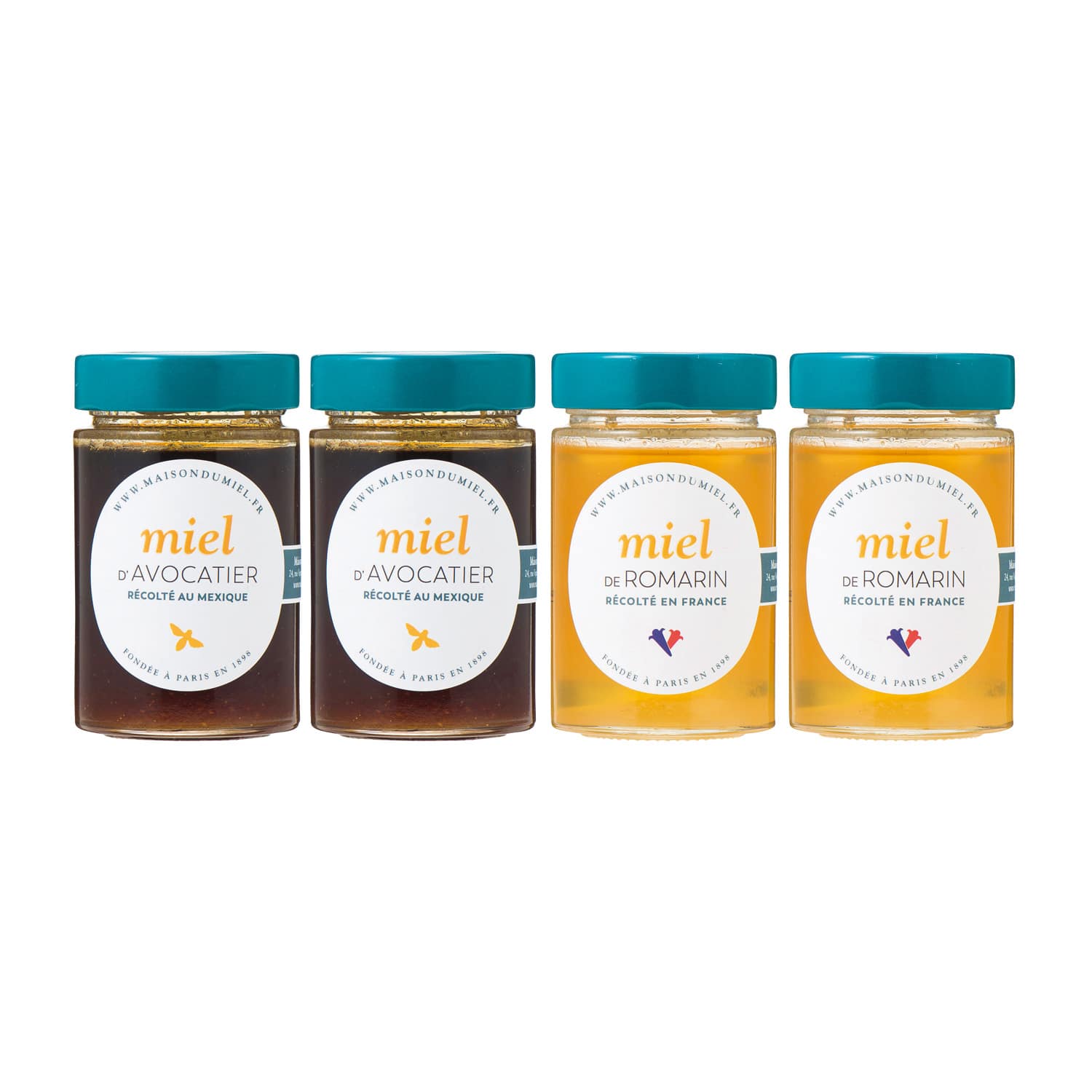 ラ・メゾン・デュ・ミエル はちみつ詰め合わせ4本セット