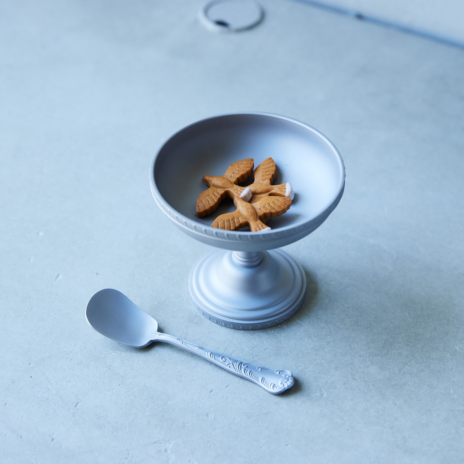 AS IT IS アイスクリームカップ&スプーン ホワイト ホワイト