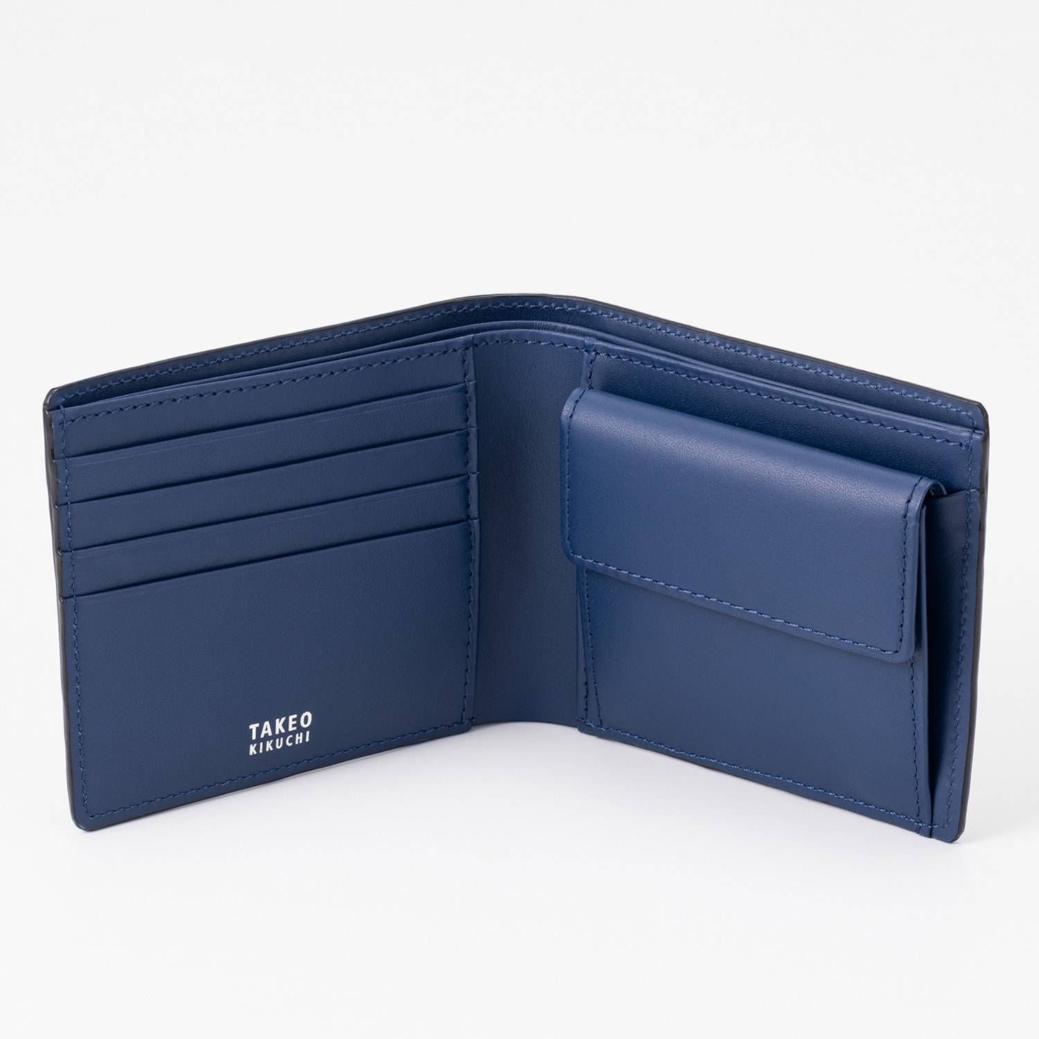 タケオキクチ 二つ折財布 ブラック