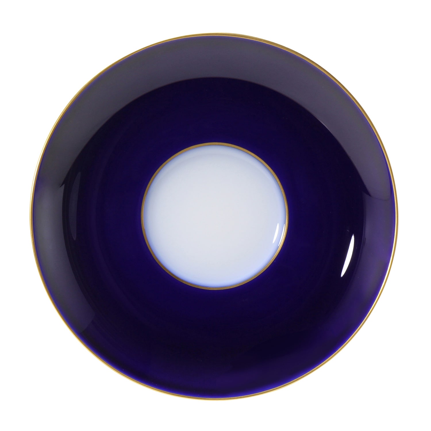 大倉陶園 ブルーローズ 碗皿(1客)