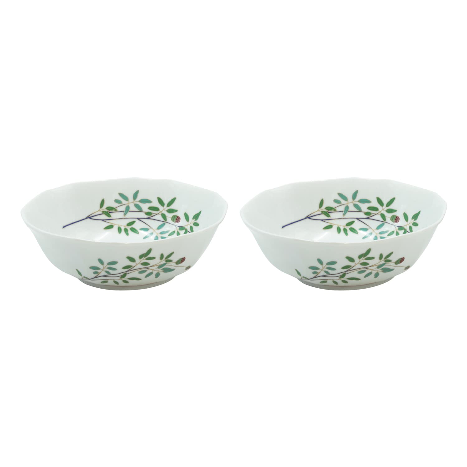 2187 香蘭社　菓子鉢　未使用 オールド香蘭社 金襴手花輪皿 色絵鉢 菓子器 飾り皿 金直し 直径