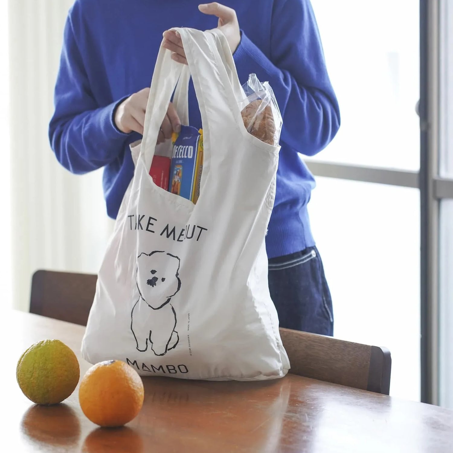 クラスカ MAMBO エコバッグ コンパクト ホワイト