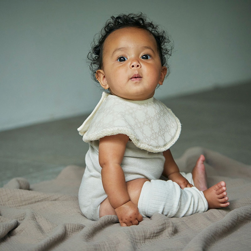 マールマール スタイ&レッグウォーマーセット 	〈スタイ〉ピスタチオ〈レッグウォーマー〉ホワイト