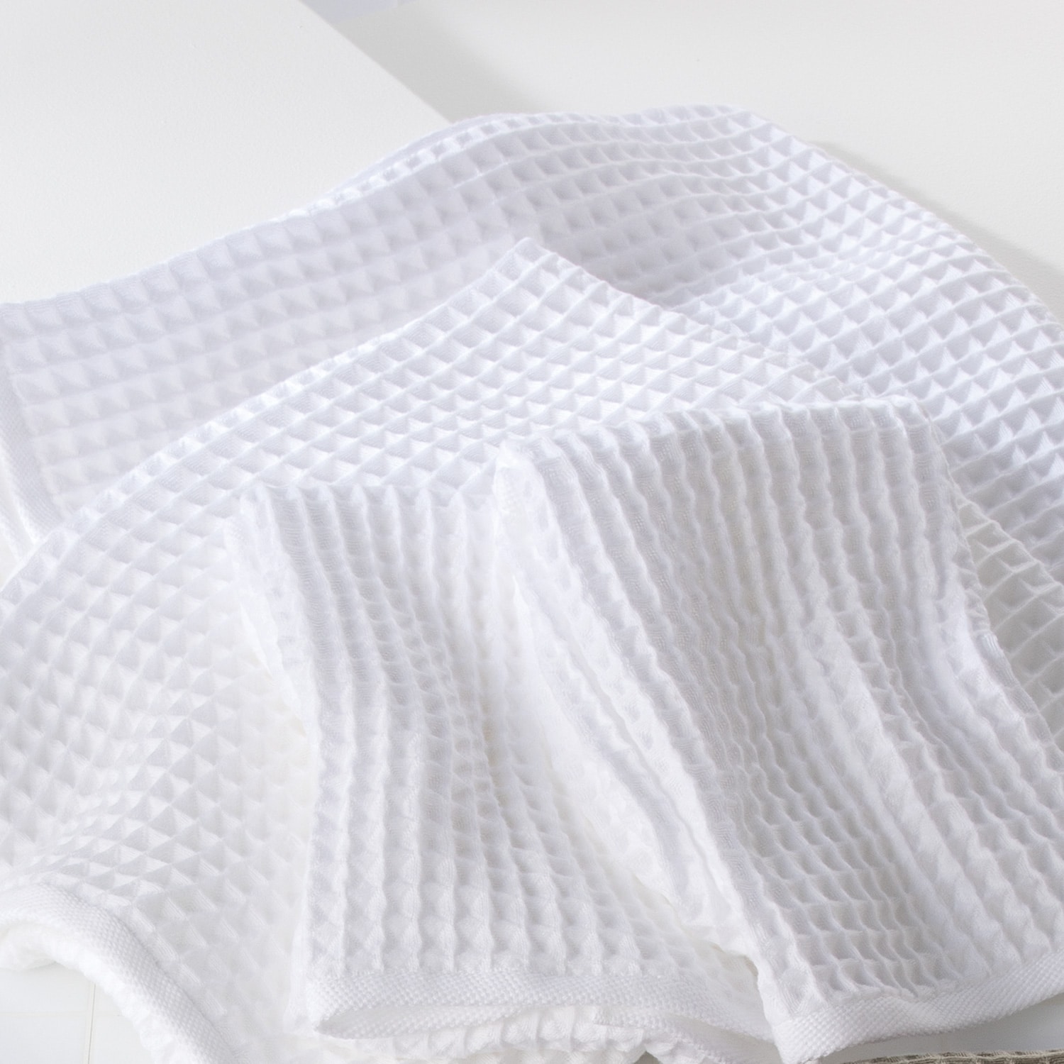 ウチノ 日本の極み エアーワッフル タオルセット ホワイト