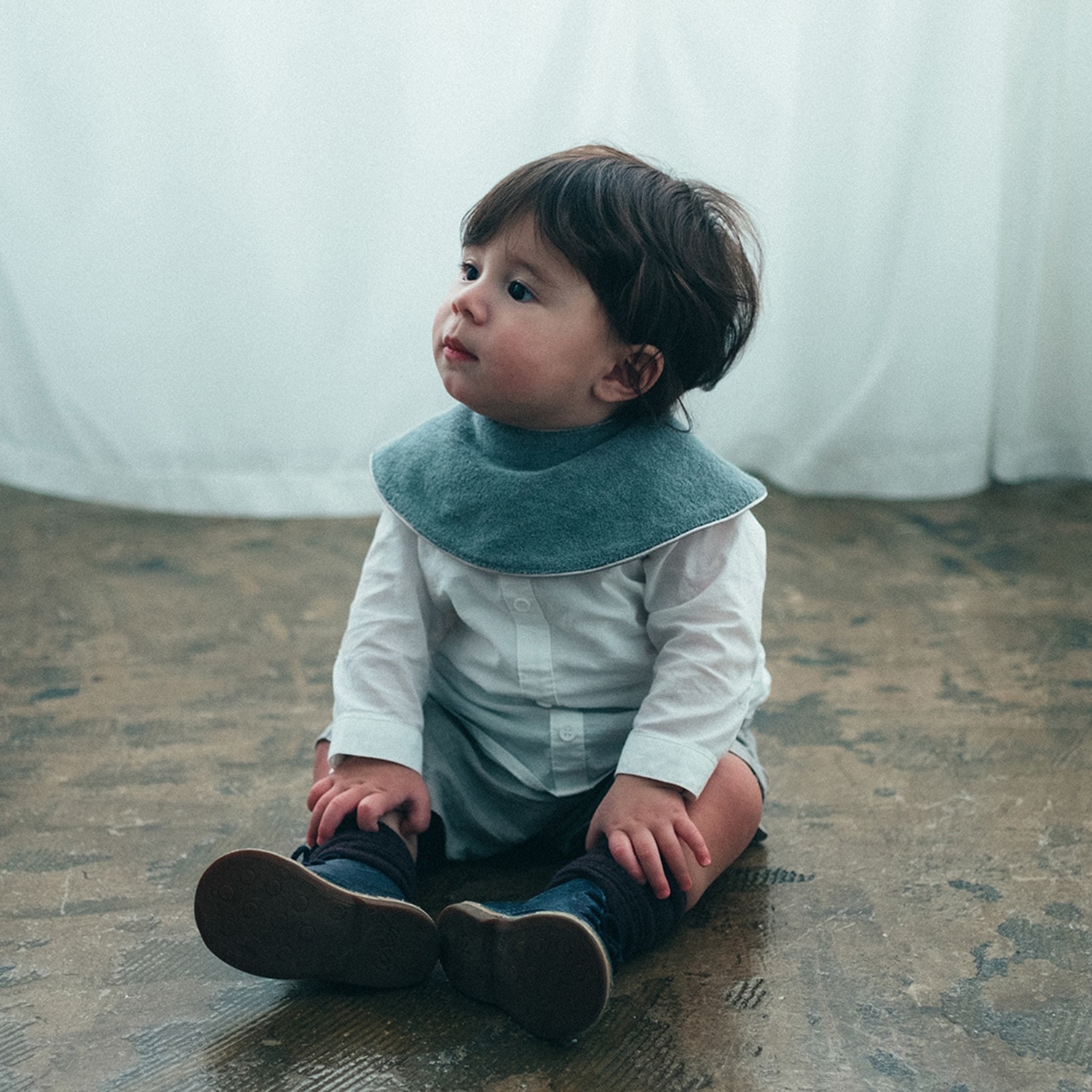 マールマール スタイ&レッグウォーマーセット 	〈スタイ〉ピスタチオ〈レッグウォーマー〉ホワイト