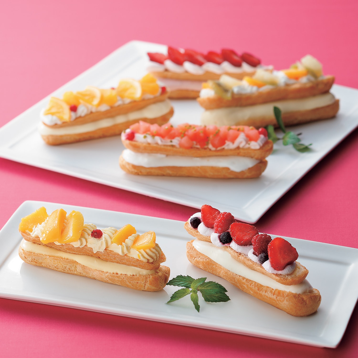 クレーム デ ラ クレーム フルーツシューアイスケーキ