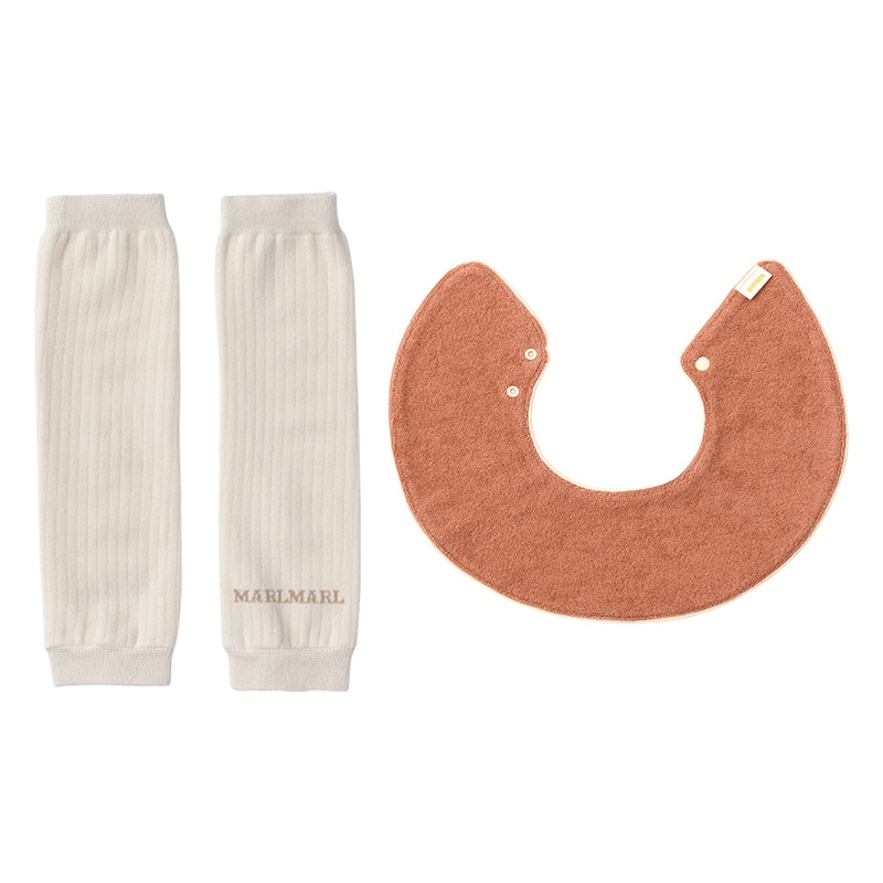 マールマール スタイ&レッグウォーマーセット 〈スタイ〉フィグ〈レッグウォーマー〉ホワイト