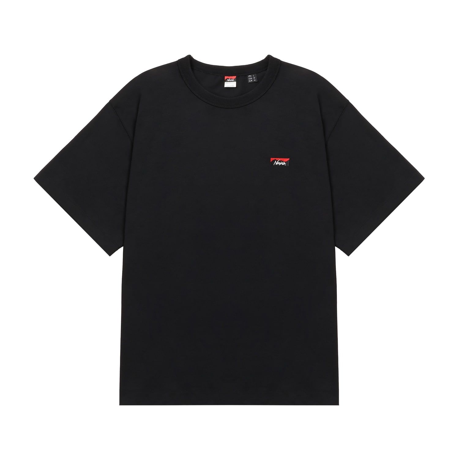 ナンガ メンズTシャツ Lサイズ ブラック Lサイズ