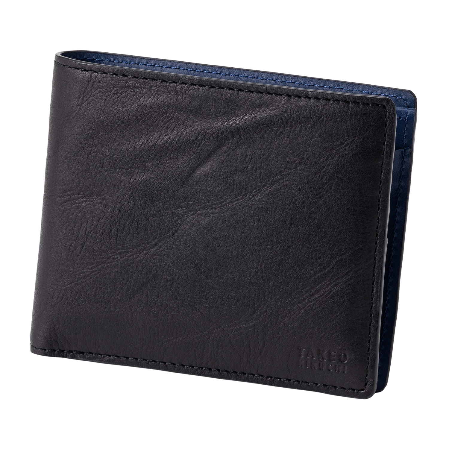 タケオキクチ 二つ折財布 ブラック