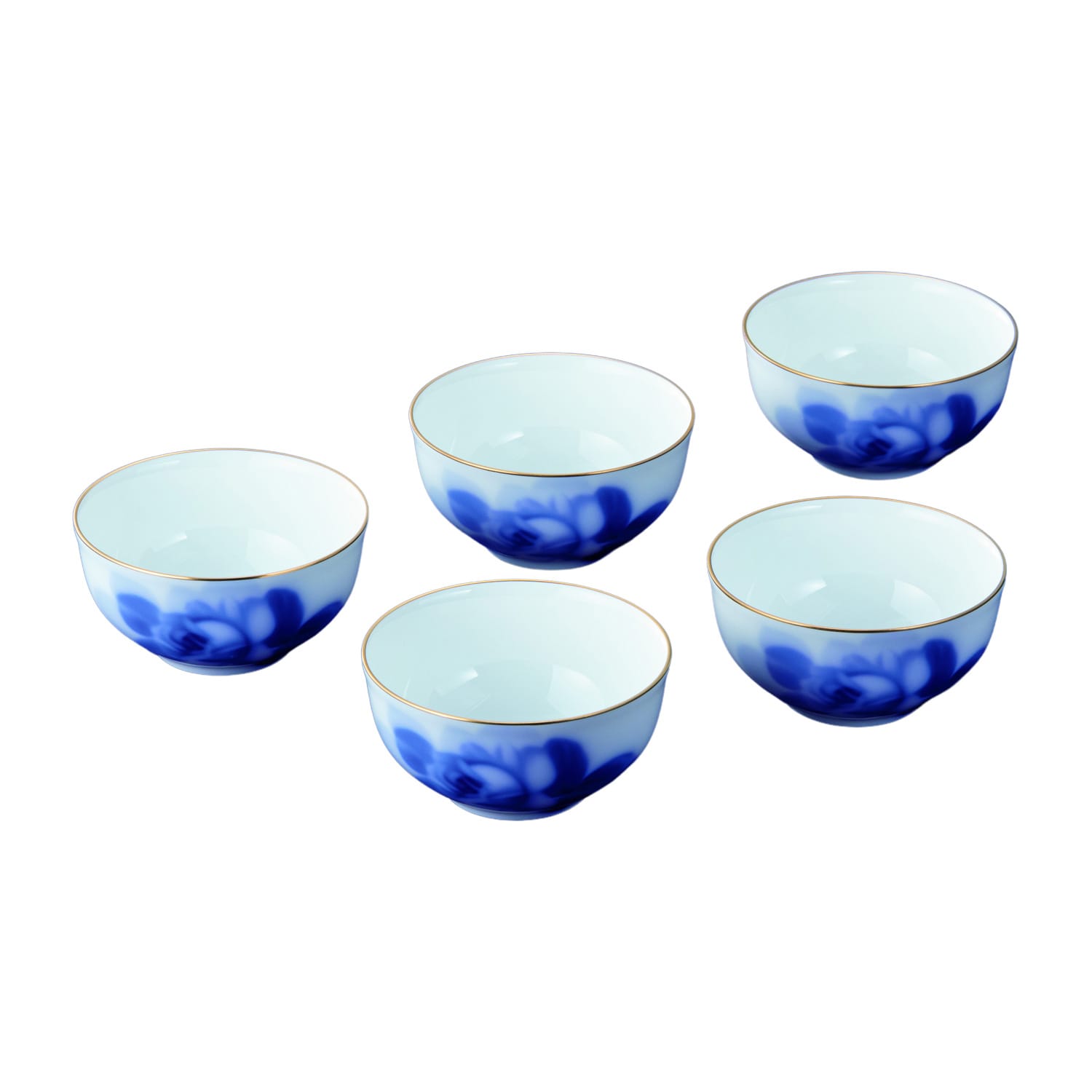 大倉陶園 湯呑5客揃