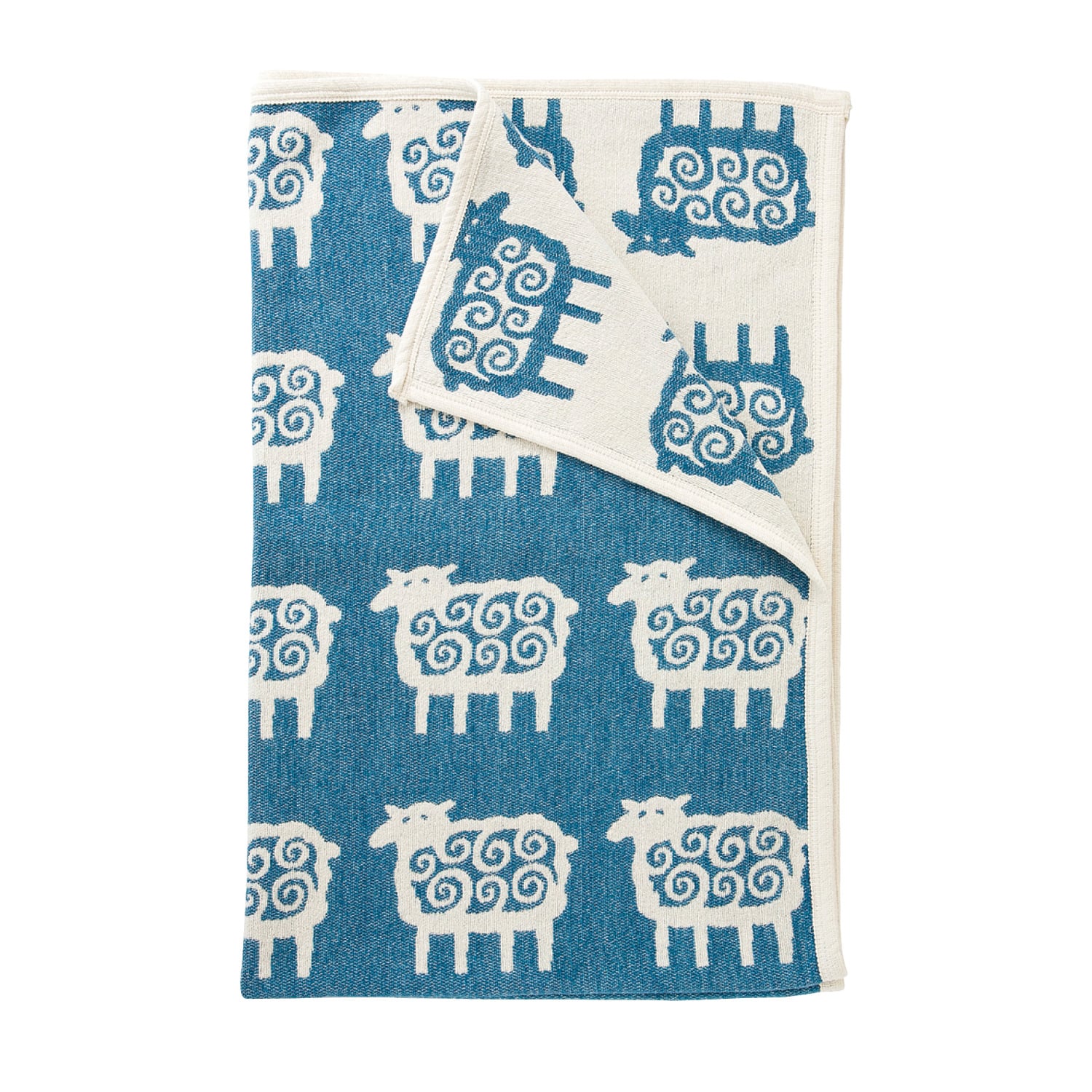 クリッパン ハーフコットンブランケット ブルー