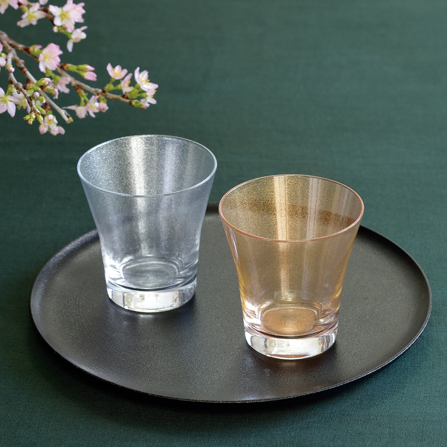 紀州塗 ペアフリーグラス