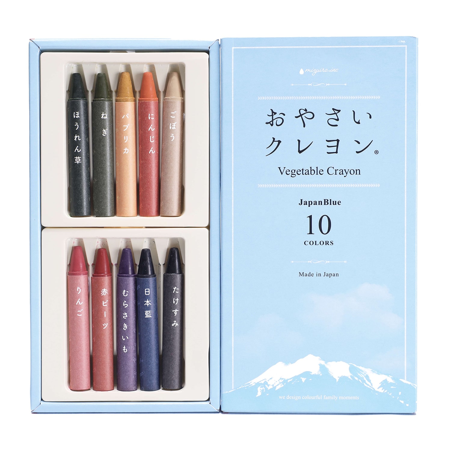mizuiro おやさいクレヨン Japan Blue