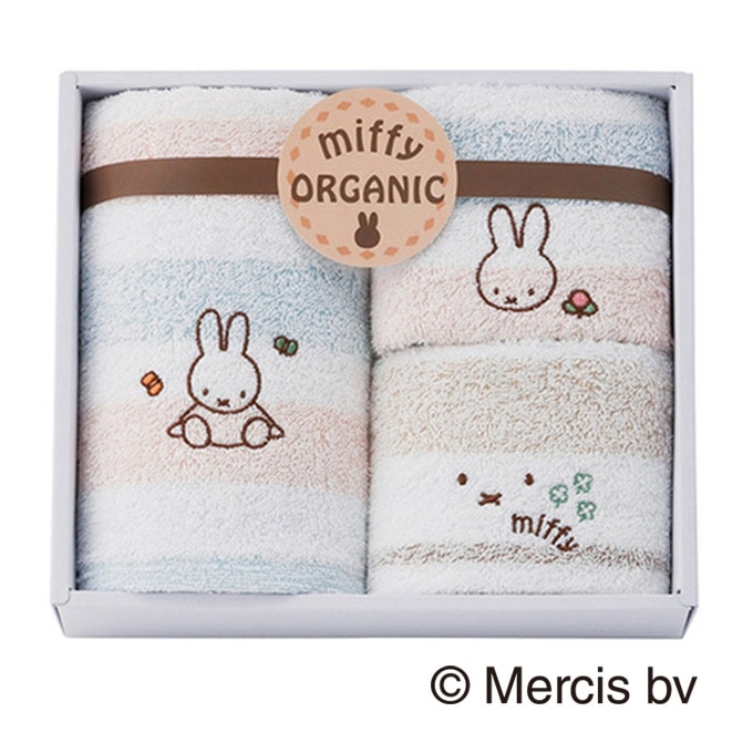 ミッフィー オーガニック タオル３枚セット