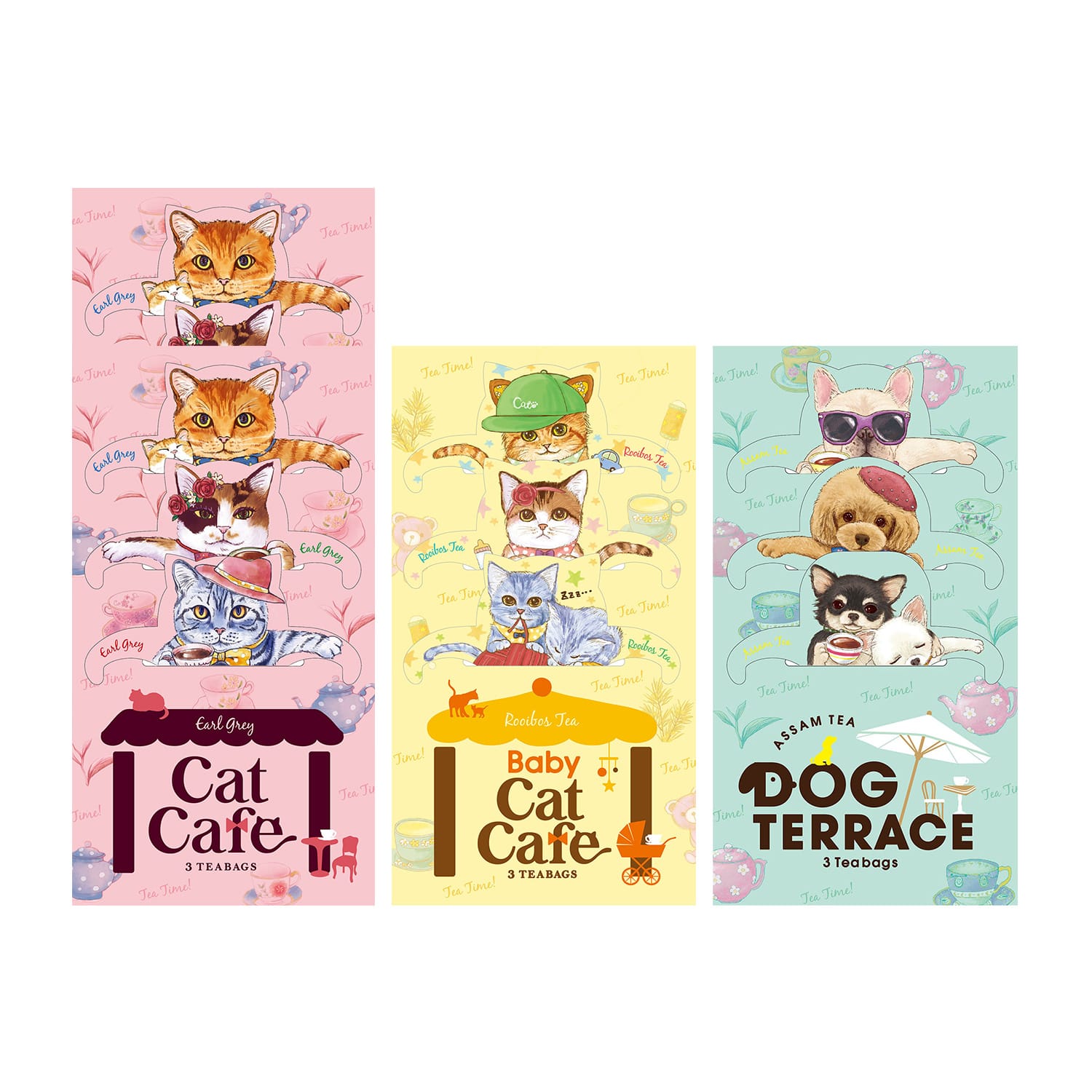 キャットカフェ(3種のお茶セット)