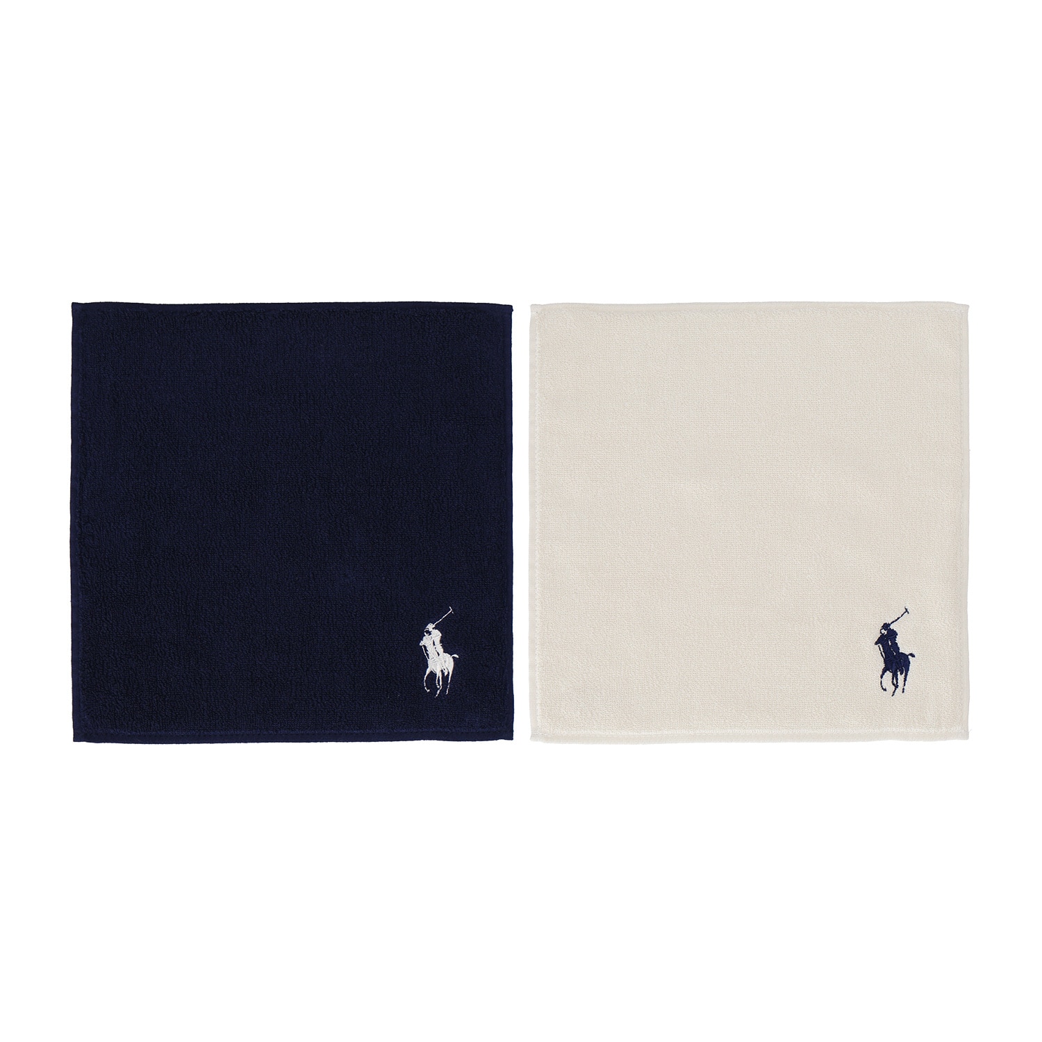 ポロ ラルフ ローレン ミニタオル２枚セット