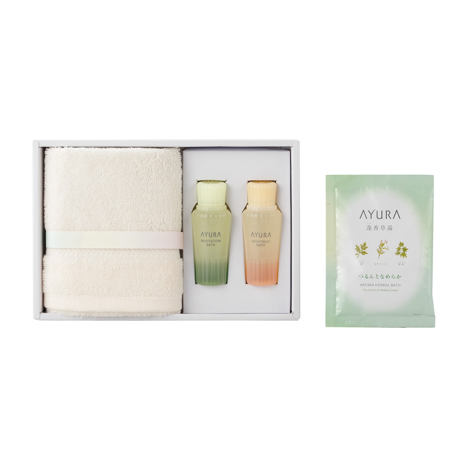 アユーラ 入浴料・タオルセット