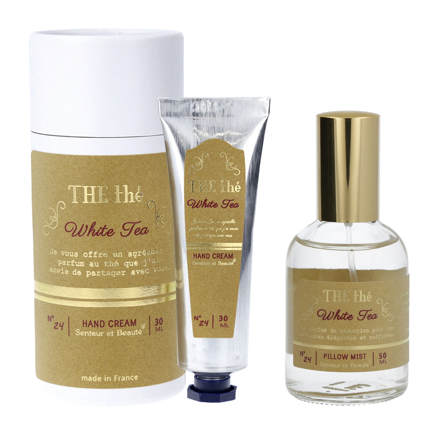 サンタール・エ・ボーテ ザ・ティー ハンドクリーム&ピローミスト ホワイトティー