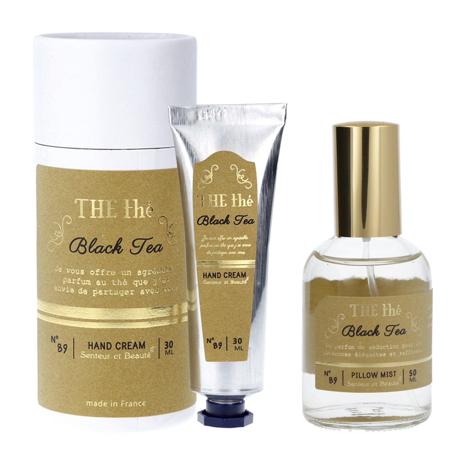 サンタール・エ・ボーテ　ザ・ティー ハンドクリーム＆ピローミスト ブラックティー