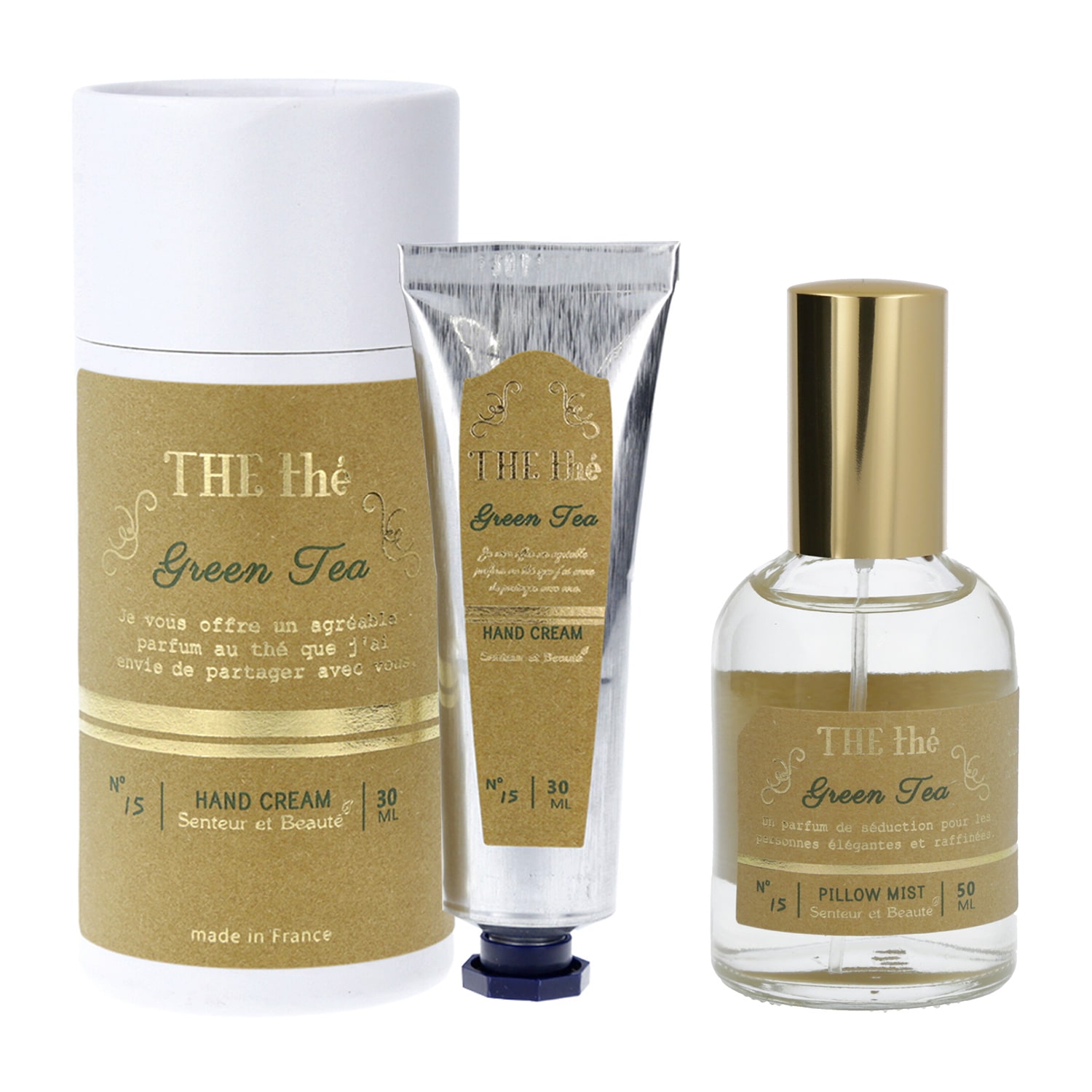 サンタール・エ・ボーテ ザ・ティー ハンドクリーム&ピローミスト グリーンティー