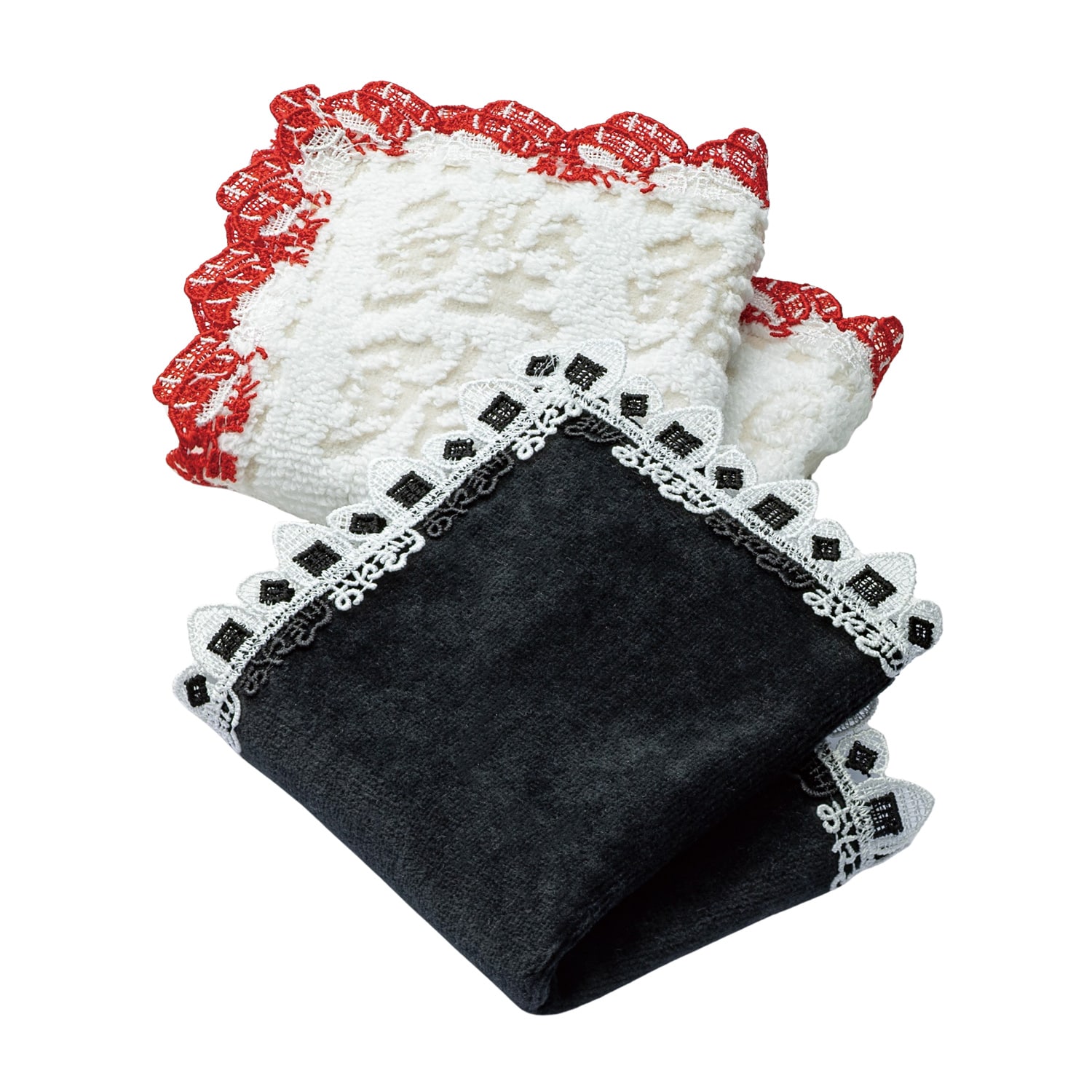 近沢レース店 タオルハンカチ2枚セット