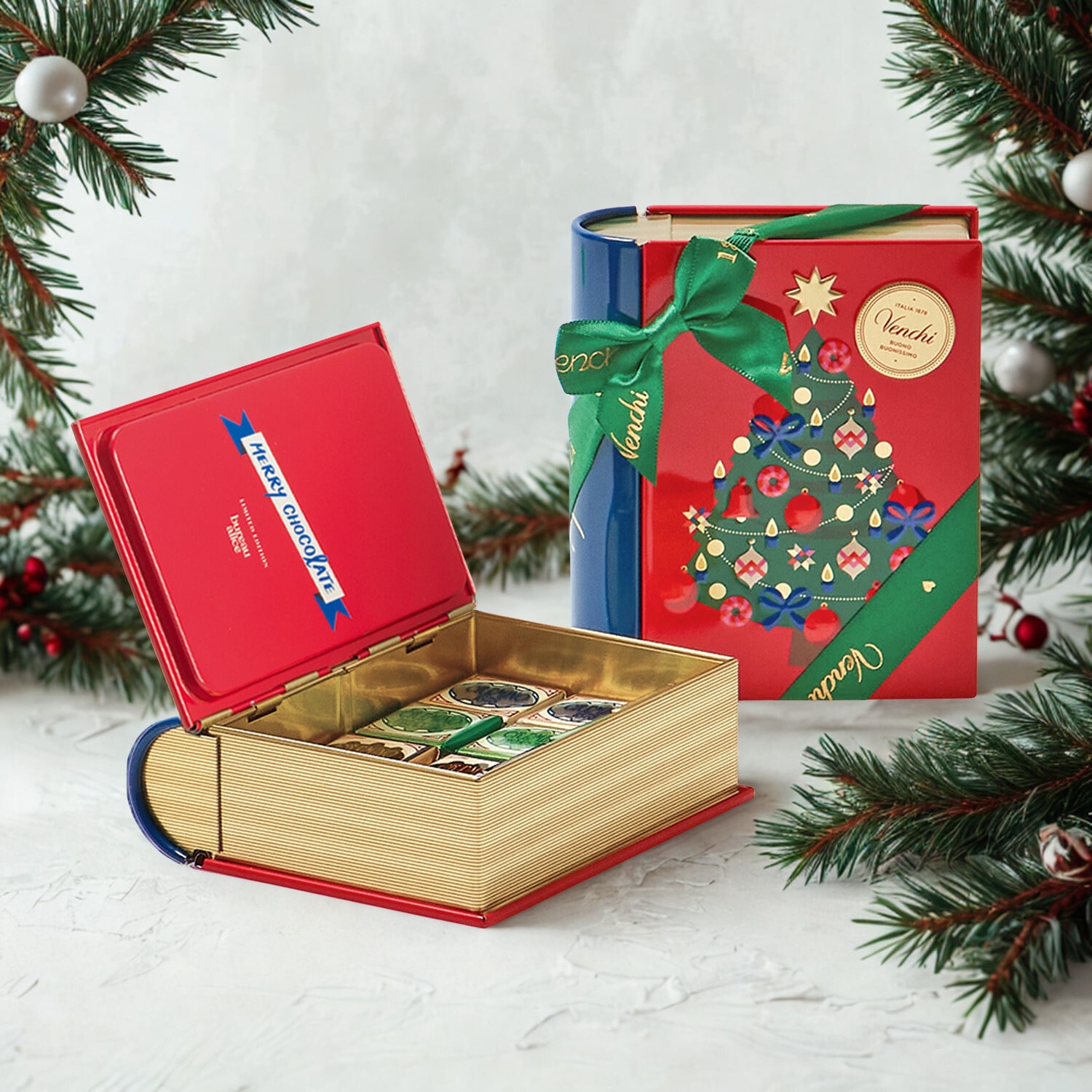 ヴェンキ ミニブック缶 クレミノ クリスマス アリス ブロー