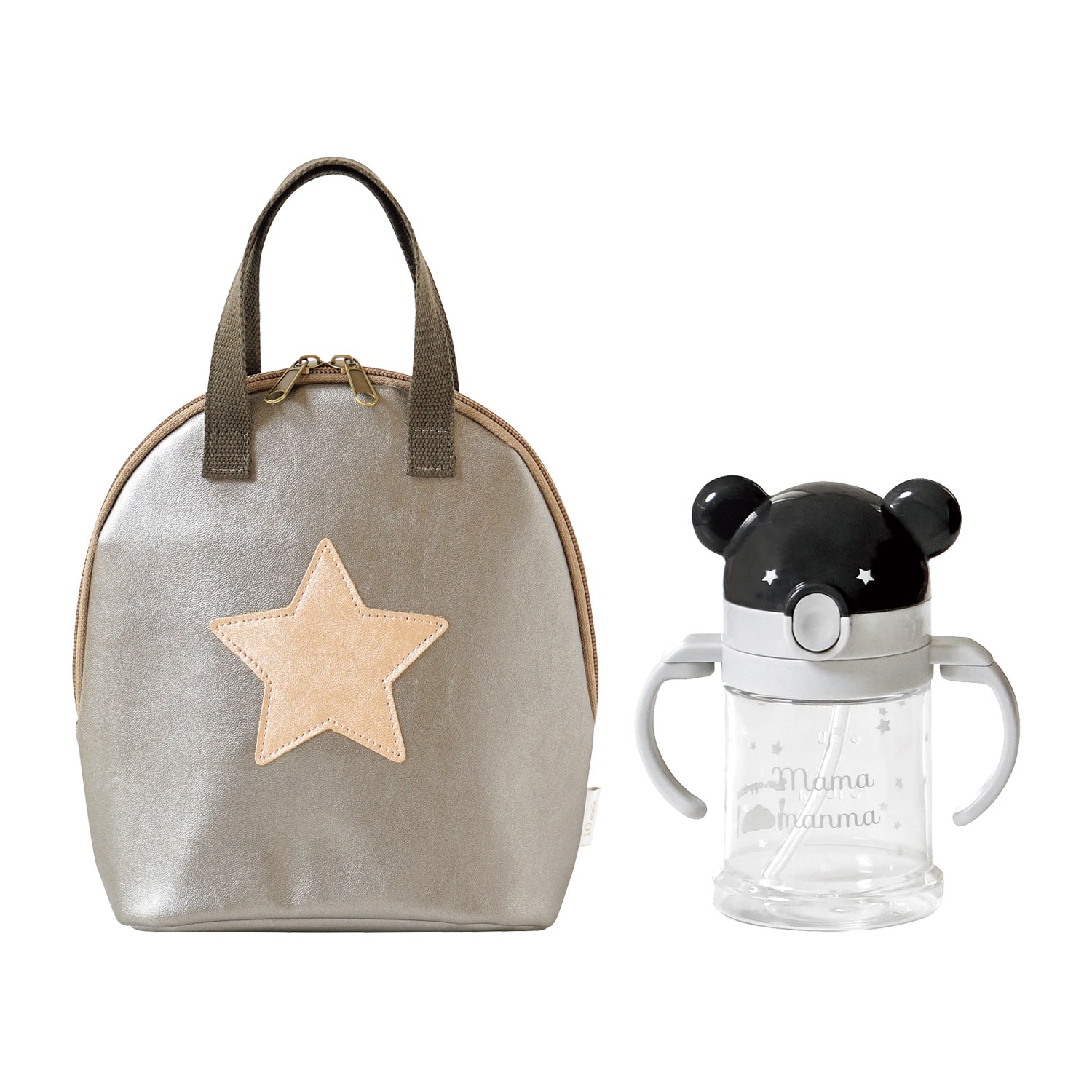 ディモワ ドリンクポーチ&ストローマグ