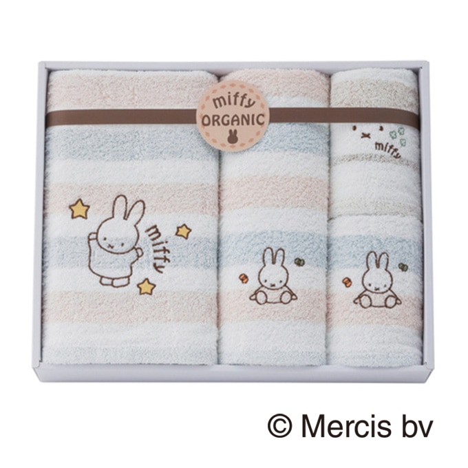 ミッフィー オーガニック タオル４枚セット