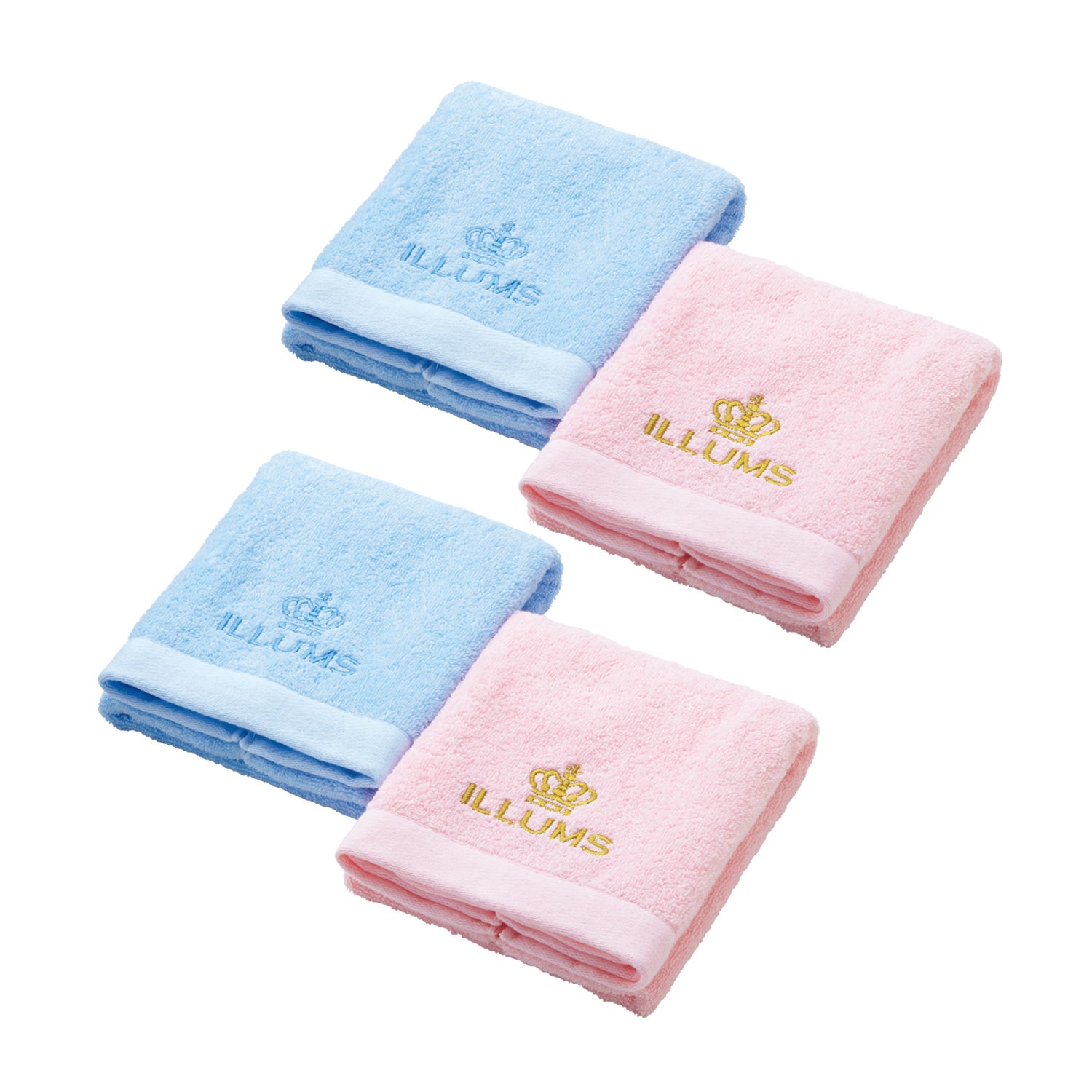 イルムス フェイスタオル4枚セット