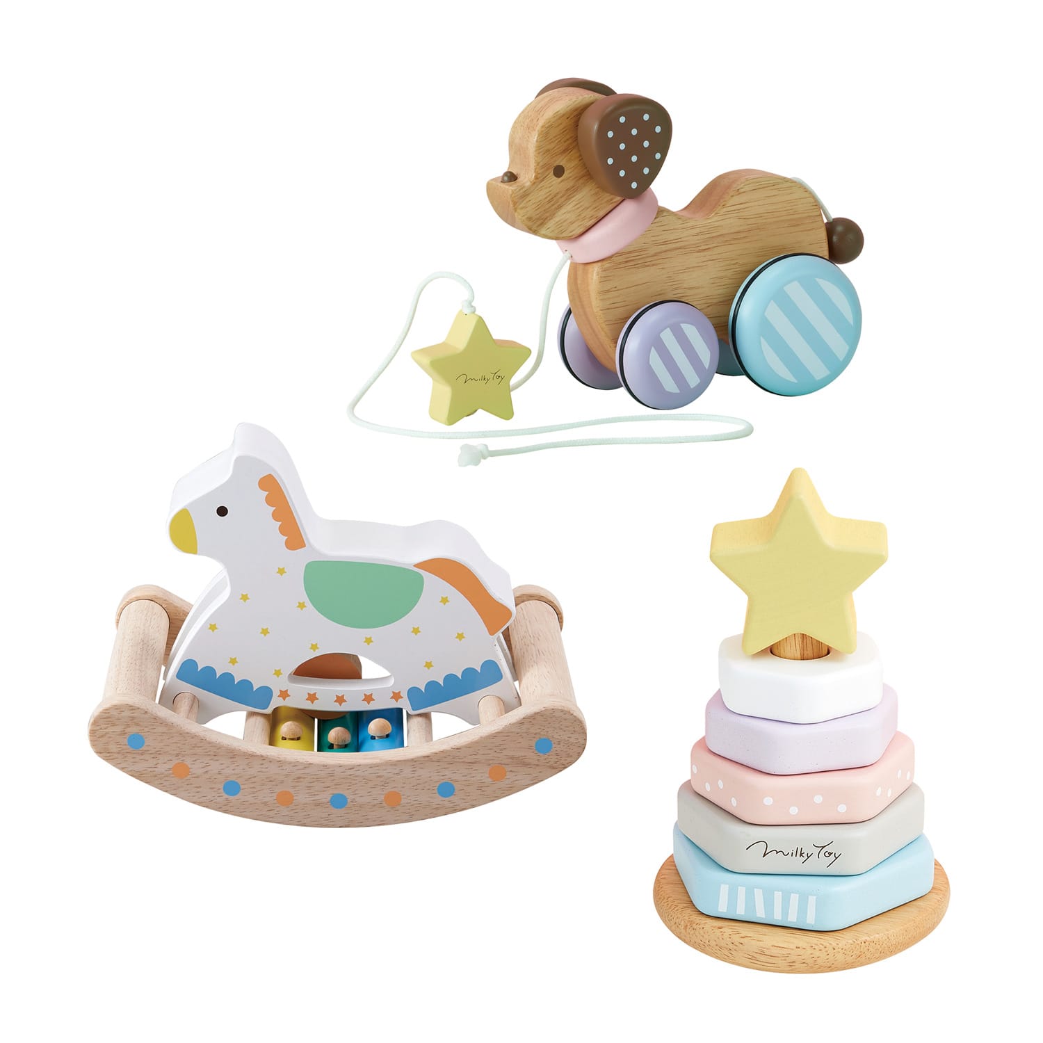 ジェニ かわいいツリーと木製アニマルセット