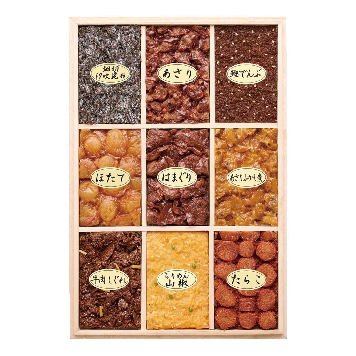 銀座新之助 貝新 印籠箱詰合せ（木箱入り）