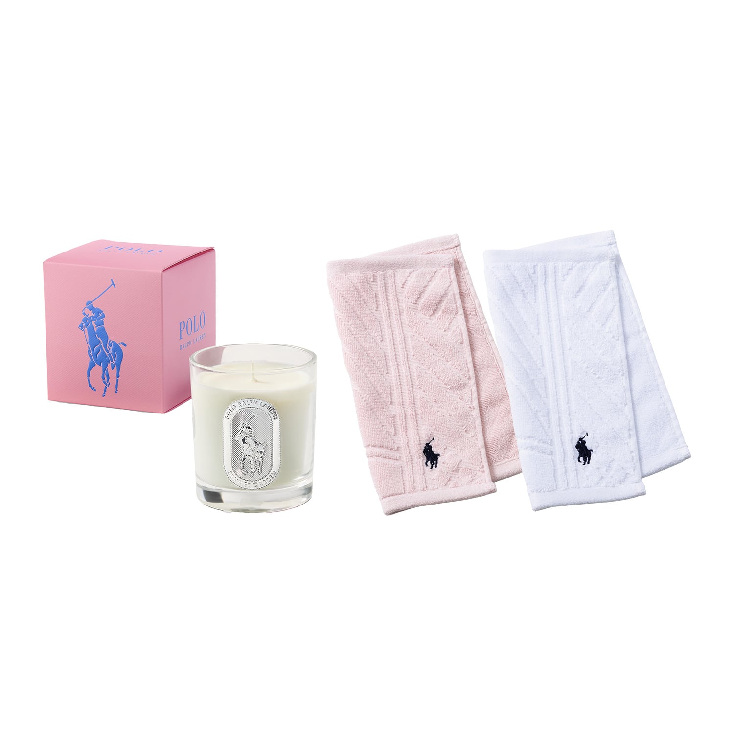 ポロ ラルフ ローレン キャンドルとミニタオルセット