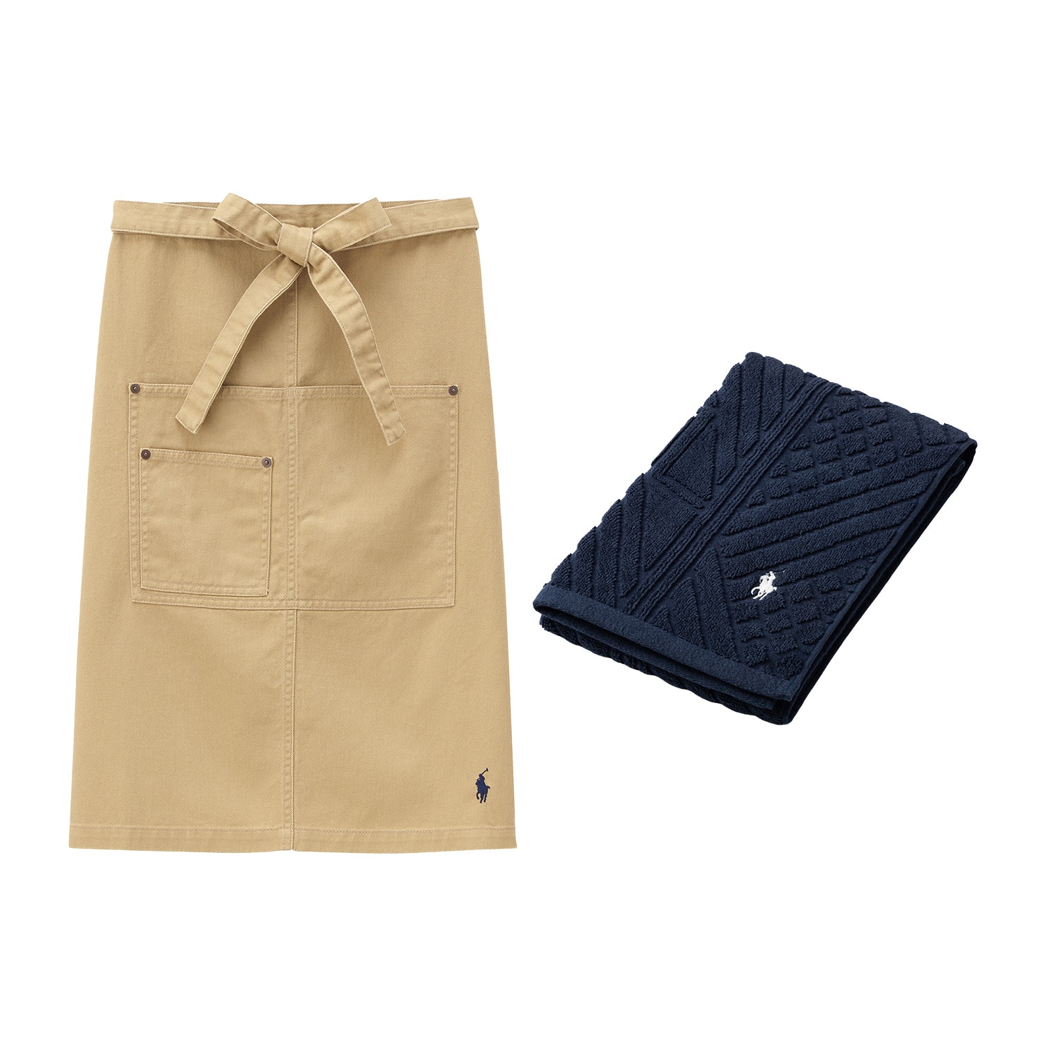 ポロ ラルフ ローレン ハーフエプロンとハンドタオルセット