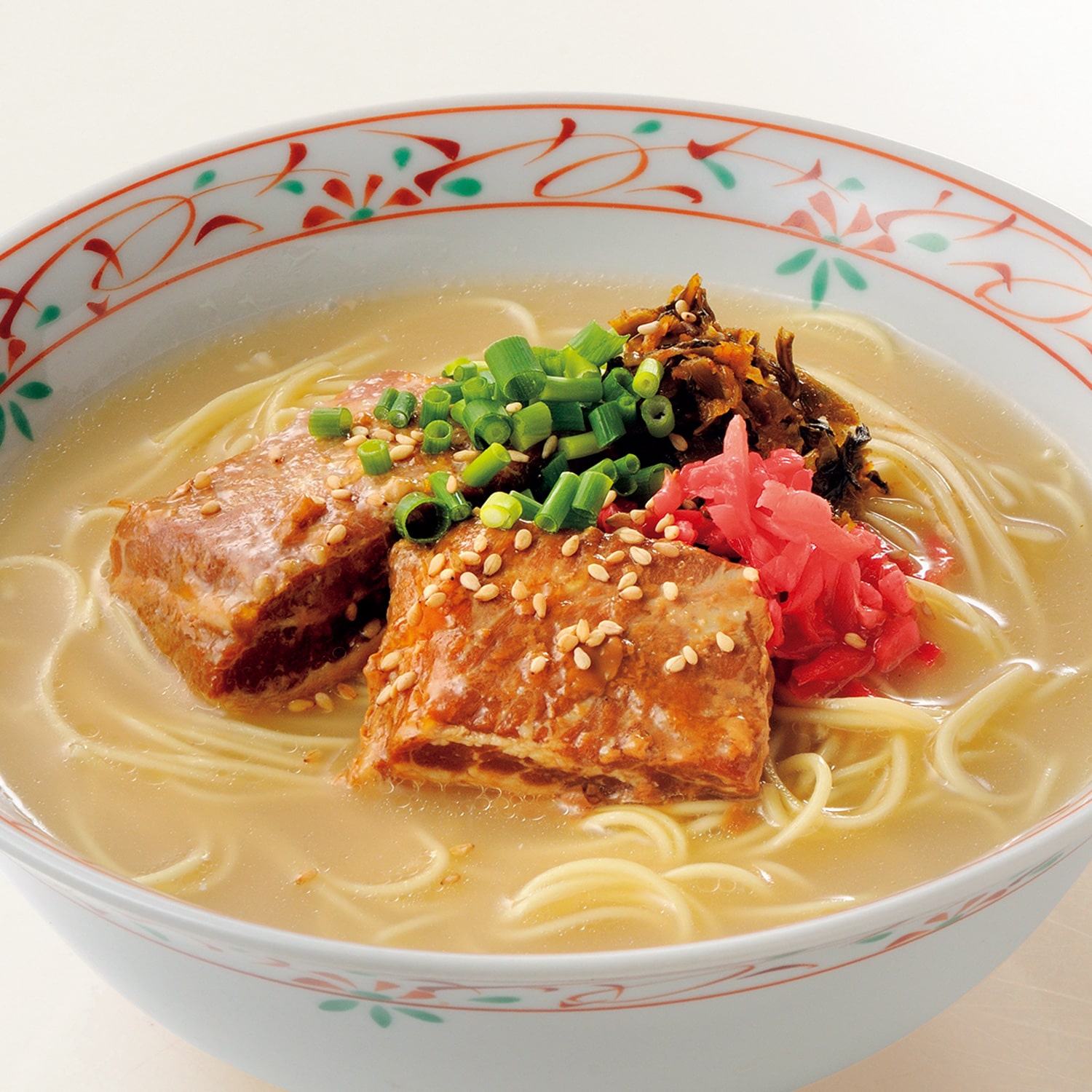 厚切り角煮入り博多ラーメンセット