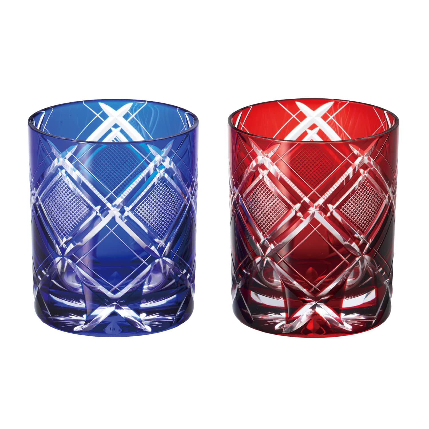 江戸切子 ペアオールドグラス