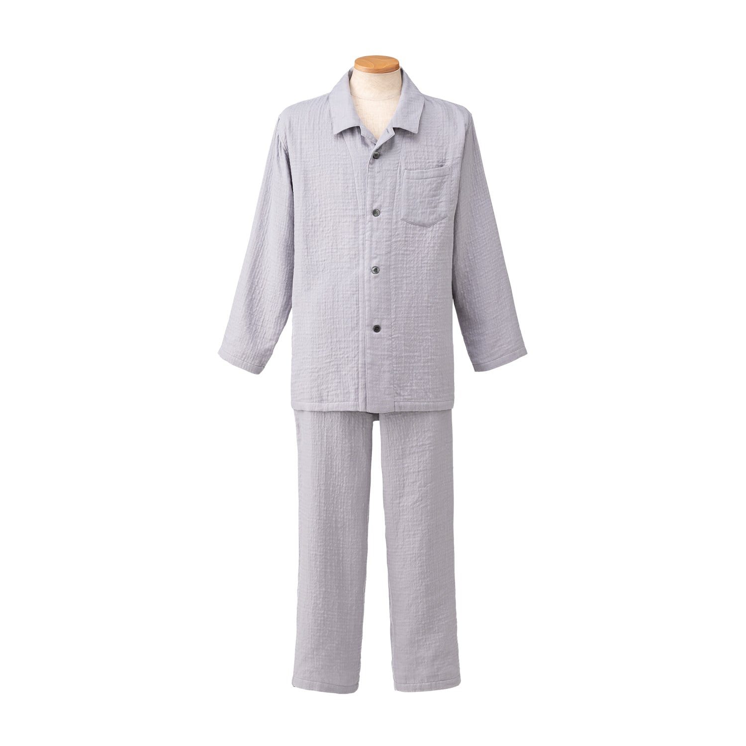 ウチノ マシュマロガーゼメンズパジャマ L