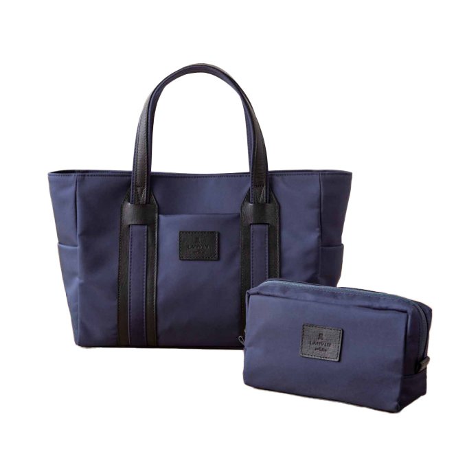 ランバン オン ブルー トートバッグ&ポーチセット