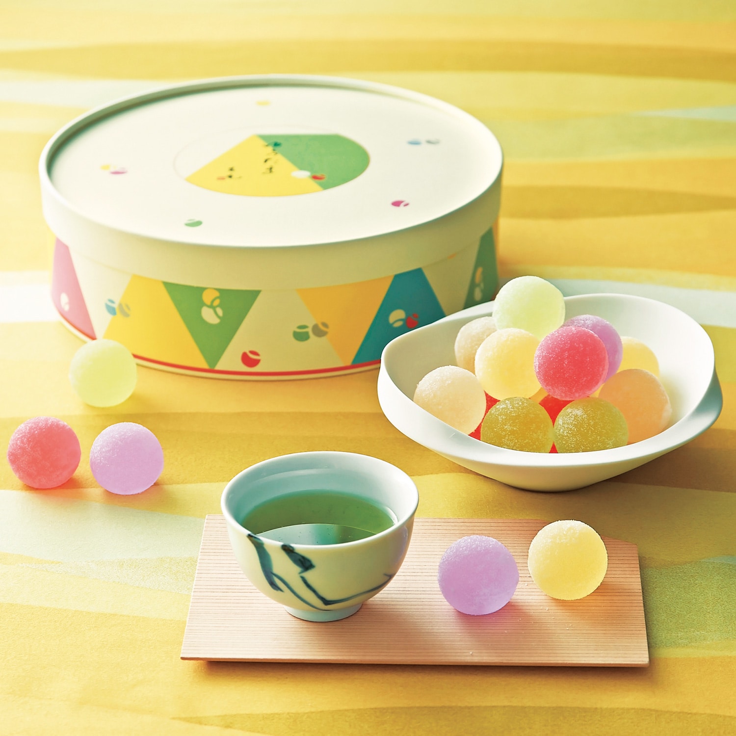 ゆうたま 錦玉菓子 四国地産果実の和のゼリー ゆうたま18個入｜菓游茜庵